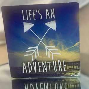 Mini “Life’s an Adventure” canvas
